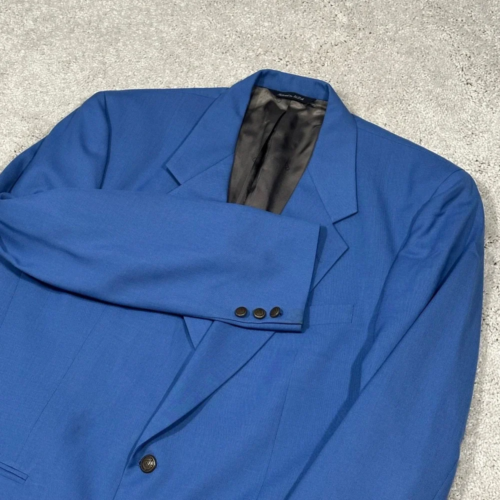 VTG Christian‎ Dior Le Connaisseur Blue Blazer 46L Made in USA Business
